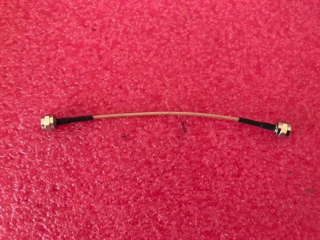 10 X Tipo F Maschio a Spina RF Coassiale Cavo Adattatore RG178 per Radio TV