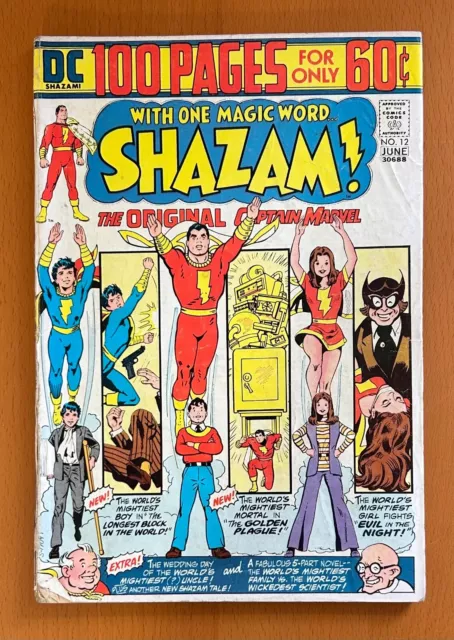 Shazam #12 - 100 page giant (DC 1974) VG/FN Bronze Age comic.