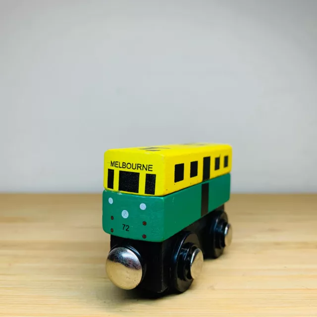 Make Me Iconic Melbourne Tram Compatible Thomas Wooden Railway Trains