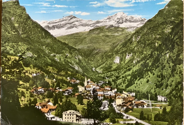 Cartolina Alagna Valsesia Vercelli viaggiata