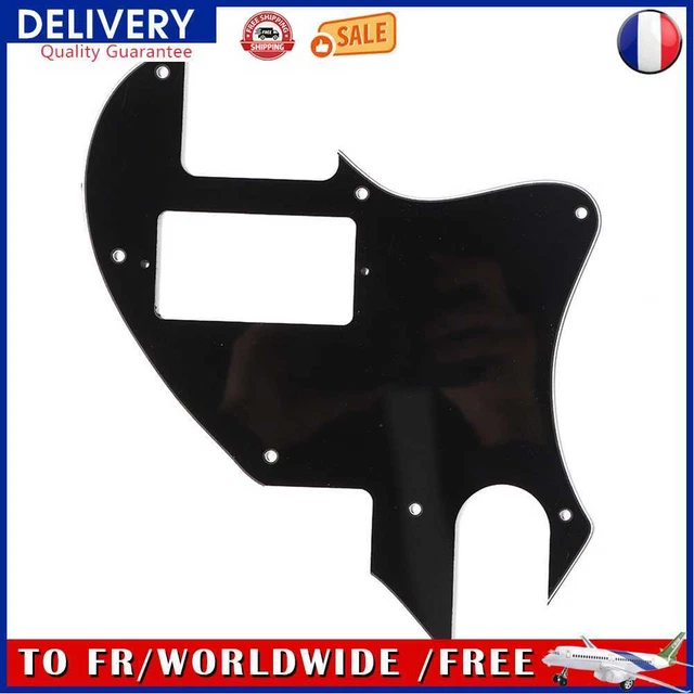 Electric Guitar Pickguard TL Style for US Standard Tele Telecaster (Black)