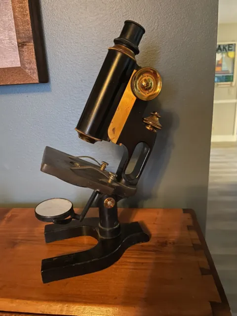 Antique Spencer Brass Microscope