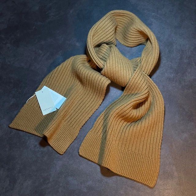 Sunspel Knit Scarf / Superfine Lambswool / Made in Scotland Sunspel Knit Scarf / Superfine Lambswool / Made in Scotland