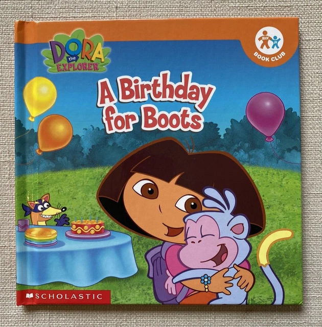DORA THE EXPLORER Book A Birthday For Boots by Susan Hood Spanish 5.08