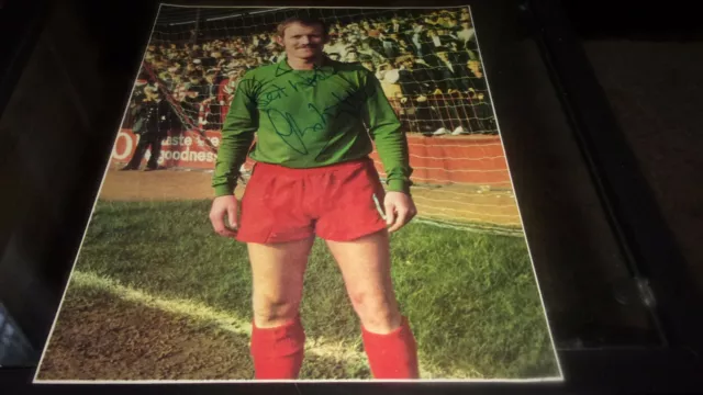 Charlie Wright Charlton Athletic  Signed Magazine Picture