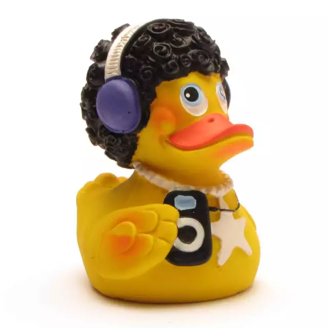 Canard de bain Discothèque Duck jaune-Canard en plastique