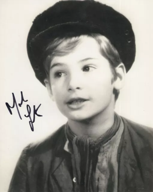 Oliver! classic musical movie 8x10 portrait photo signed by actor Mark Lester