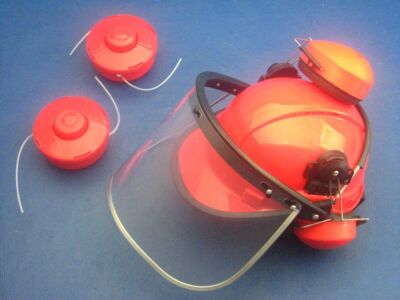 Arebos Casco Forestale E 2x Fadenspule per Arebos AR-HE-MW52C 4in1 Decespugliatore 