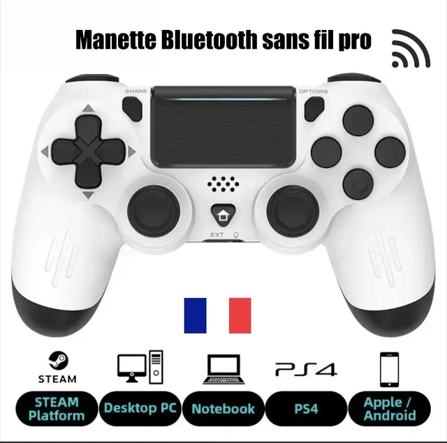 SANS FIL PlayStation 4 Blanc Bluetooth Gaming Jeu Vidéo Windows