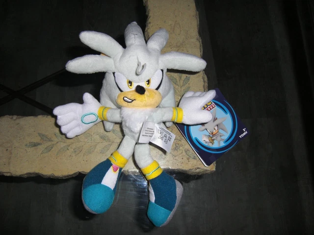Silver the sales hedgehog plush tomy
