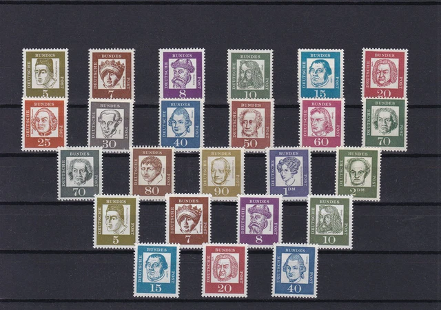 Bund BRD 1961 Michel 347-362 xy Bedeutende Deutsche sauber postfrisch **