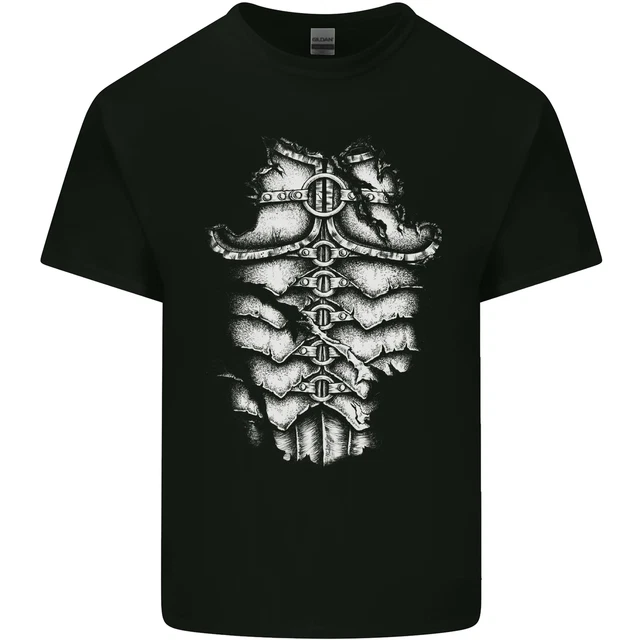 Roman Armour Fancy Dress Warrior Gym MMA Kids T-Shirt Childrens