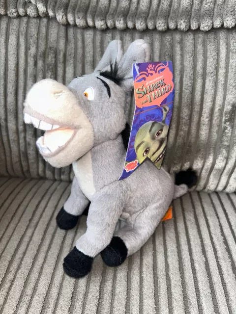 Donkey (Shrek the Third) GOSH! Dreamworks Plush Soft Toy | 7” NEW