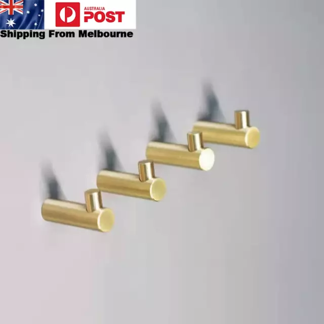 Solid Brass Clothes Bag Hat Hanger Robe Hook Wall Hanger Shower Hook 1Pc