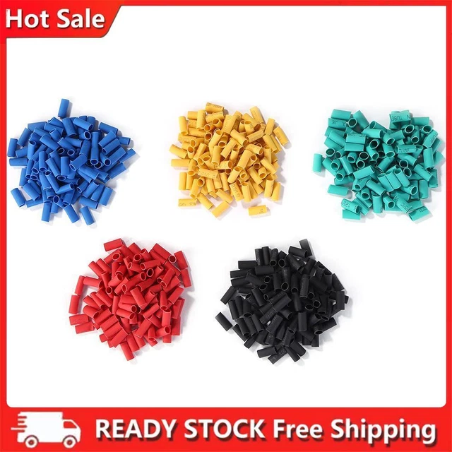 500pcs Polyolefin Heat Shrink Tube Insulated Shrinkable Wrap Cable Sleeve