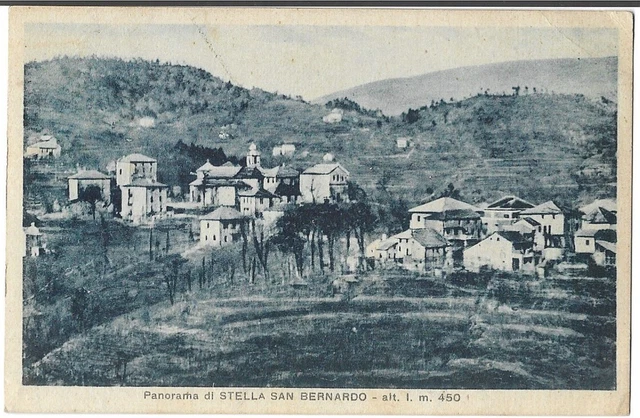 Stella San  Bernardo  Savona   Bellissima   F. P.  Viaggiata Anni 40