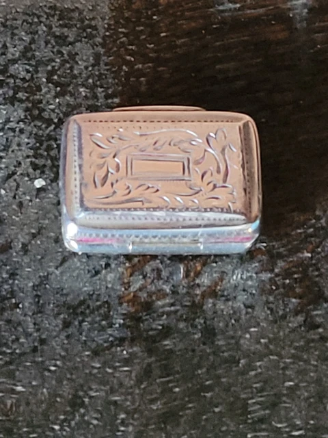 Beautiful Solid Silver Vinaigrette C1830 By John Bettridge Excellent Condition