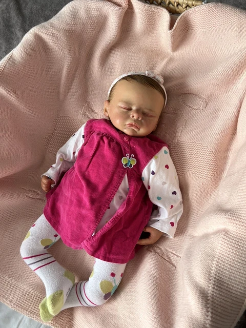 Poupée Bébé Reborn Réaliste Silicone De Platine - 53 Cm, 3,3 Kg - Très Réaliste