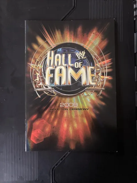 *RARE AF* WWE Hall Of Fame Program 2009 Stone Cold Steve Austin Von Erich WWF