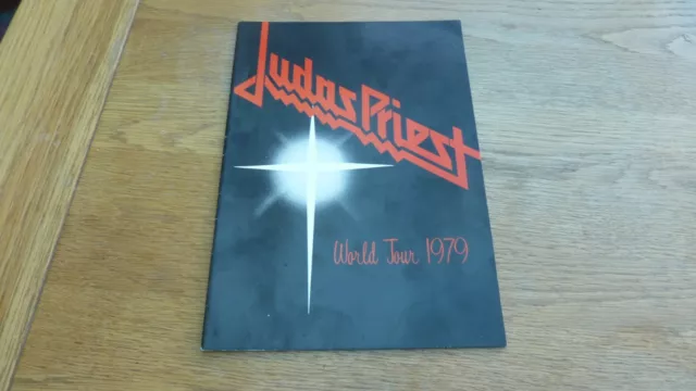 1979 Original Judas Priest World Tour Programme Complete Great Condition