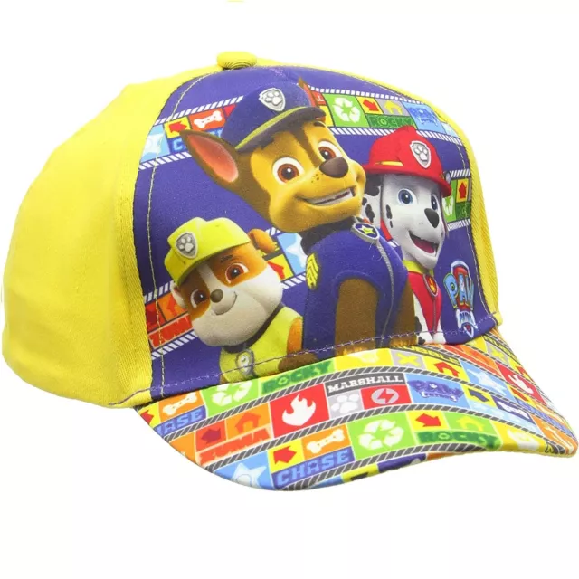 Paw Patrol Giallo Cappello con visiera Baseball Bambini da 2 a 5 anni