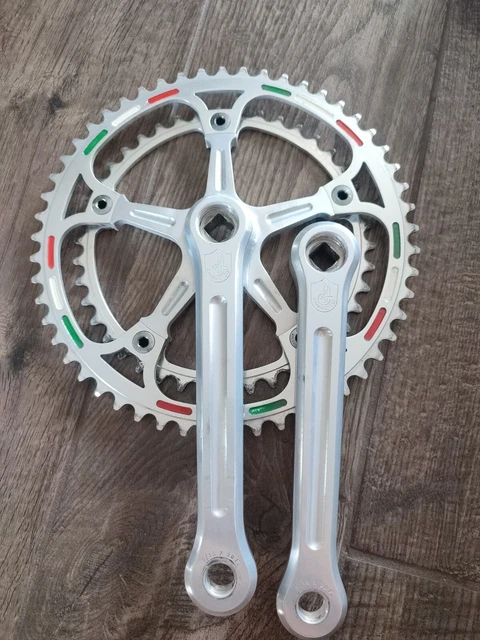 Tappi Antipolvere Per Pedali Campagnolo Vintage, 50° Anniversario, Plastica Cromata, Argento