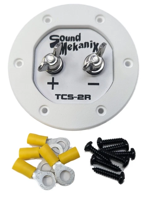 Nippon America 2-Pack Round Speaker Wire Terminal Cups