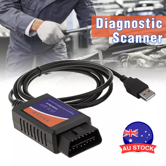 ELM327 USB Modified Scanner OBD2 for Ford MS-CAN HS-CAN Mazda Forscan Diagnostic