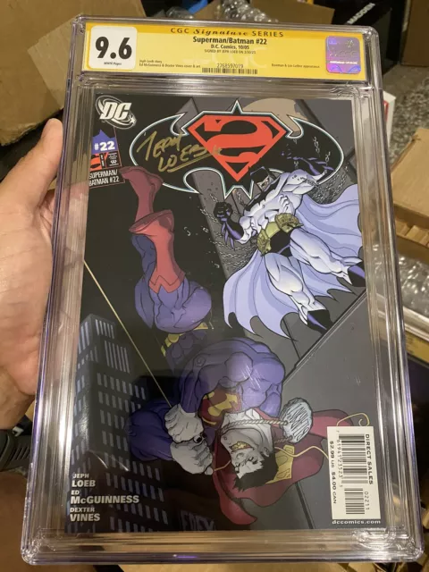 Superman/Batman #22 SS CGC 9.6 1st Cameo Batman Beyond in DC continuity