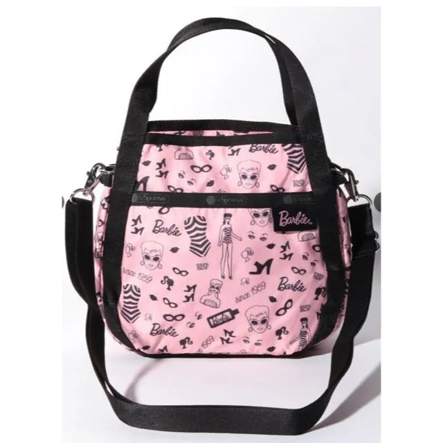 LeSportsac Barbie Bag Collection 8056 SMALL JENNI Boston bag Classic Pink New