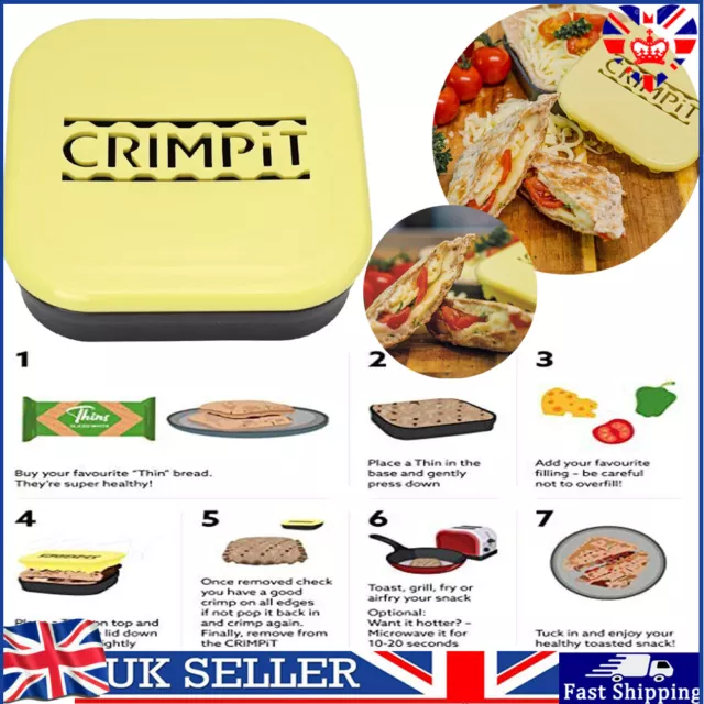 New CRIMPiT Toastie Maker For Sandwich Thins - Sandwich Grill, inc  Instructions