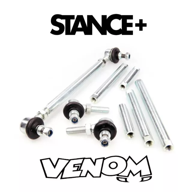 Stance+ Adjustable Front Drop Links 150mm-320mm M10 M12 VW Golf Mk 4 2002-2004