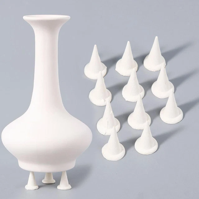 50 Stück Keramik Brennstützen - Töpferofen Zubehör Aus Aluminiumoxid