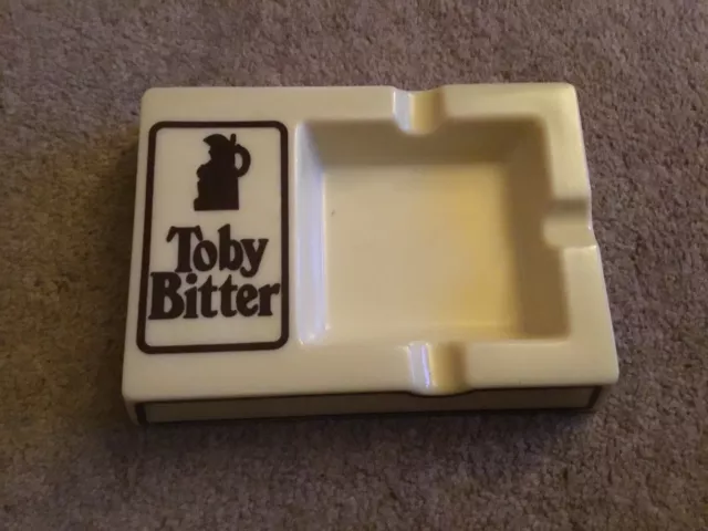 Rare Vintage Retro Opalex Toby Bitter Pub Ashtray Breweriana Ash Tray Beer Bar