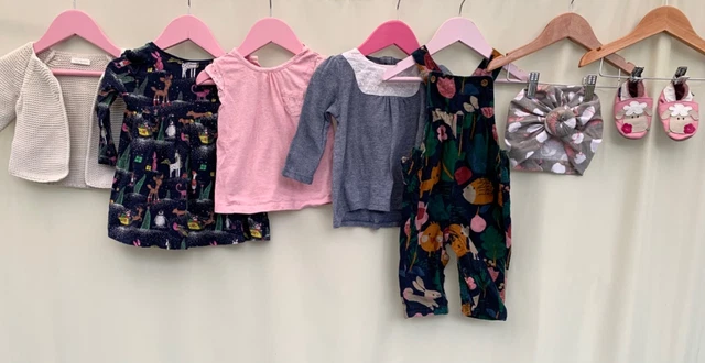 Girls bundle of clothes age 6-9 months Tu next Marks&spencer