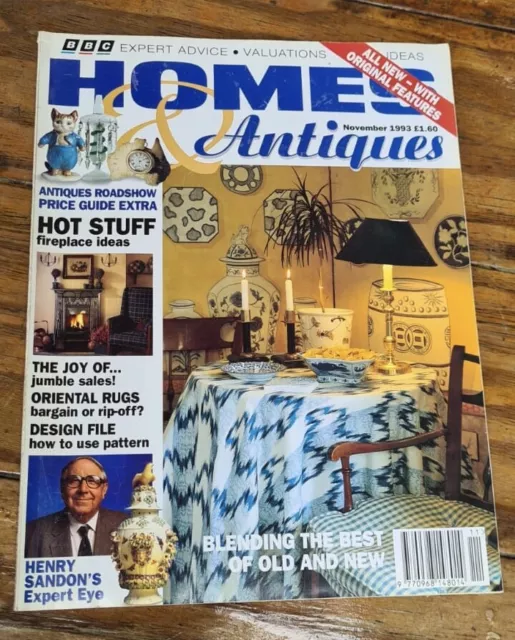 Homes and Antiques Magazine November 1993