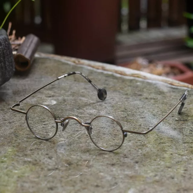 SMALL Round eyeglasses mens Bronze round glasses vintage womens eyeglasses