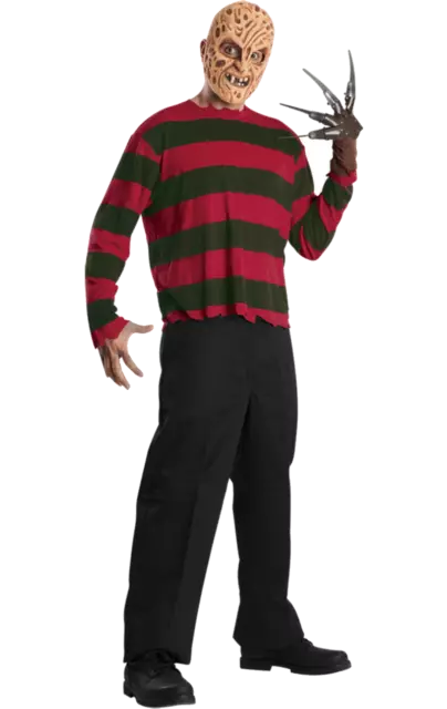 Disfraz de Vestido Elegante de Halloween Años 80 Freddy Krueger para Hombre