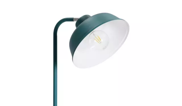 Habitat Benson Lampada da terra corpo sottile metallizzata alta 170 cm - blu 8846761 2