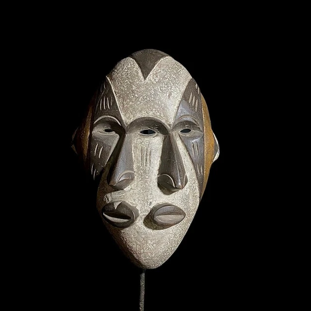 African Masks Home Décor African Masks Also Known As Hanging Lega Mask-8434
