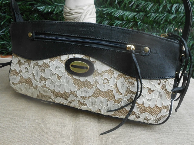 Sac à Main ABACO Modèle Ocaba En Toile Et Cuir - Couleur Lin/beige Foncé Réversible, Neuf Avec étiquettes