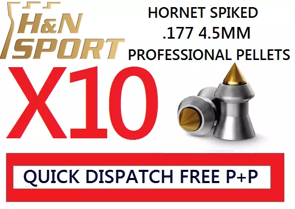 H&N Hornet Medium Pointed Weight Accurate 5/10 Target Shooting Pellets NEW