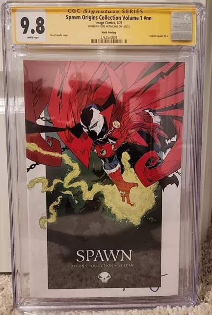 Spawn Origins Collection Vol 1 Signed By Todd McFarlane *RARE* ONLY 1 IN CENSUS!
