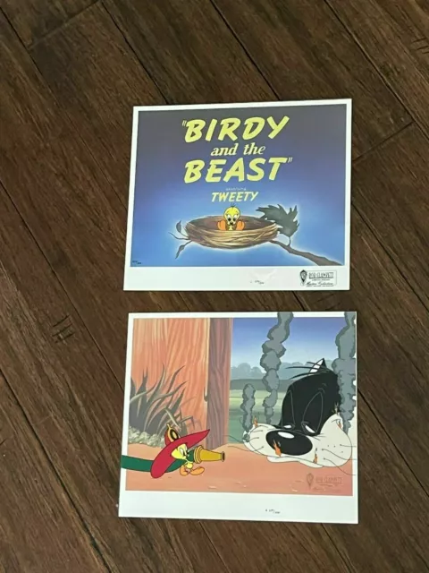 Bob Clampett Birdy & The Beast LE Animation Cel Tweety Sylvester NO COA