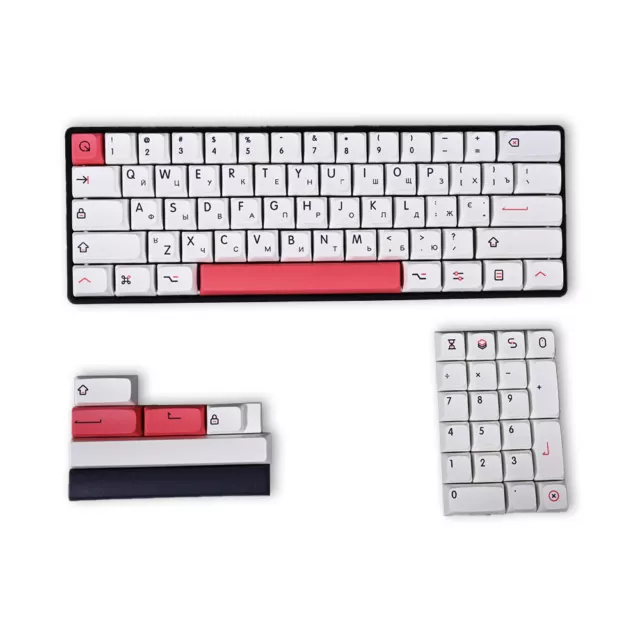 Keycap 126 Keys Mechanical PBT Keycaps XDA Height New Extra-Thick Key Walls