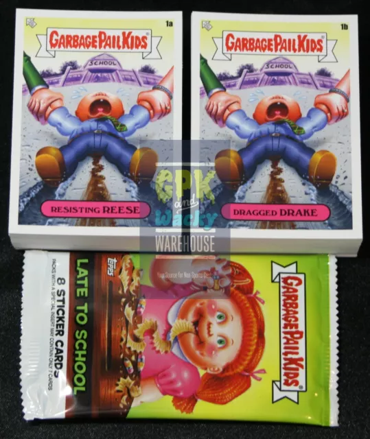 2020 Garbage Pail Kids Late To School 200 Card Complete Set With Free Wrapper