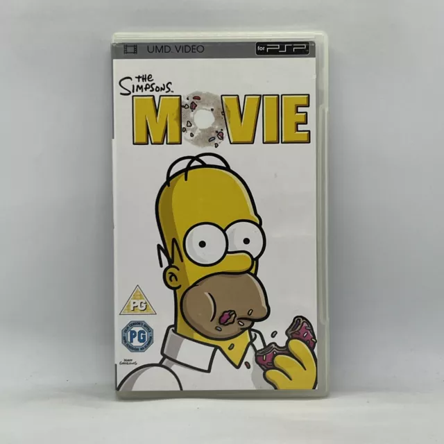 The Simpsons Movie Sony PSP PlayStation UMD Movie Video Free Post Region 2