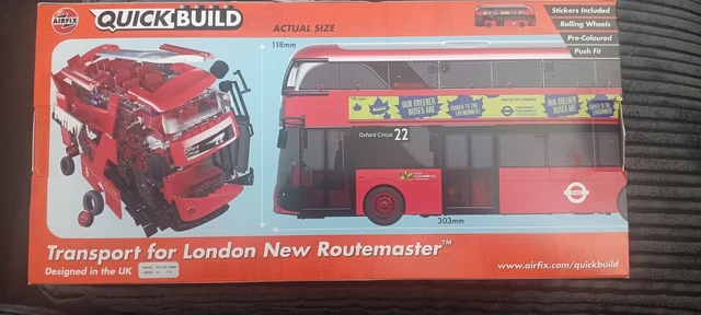 AIRFIX MODELS - Quick Build Transport For London Routemaster Bus £21.52 ...