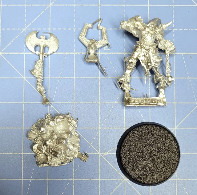 Warhammer Chaos Khorne Lord in Chariot pulled by a Juggernaught Nicely Painted | #1798689606
