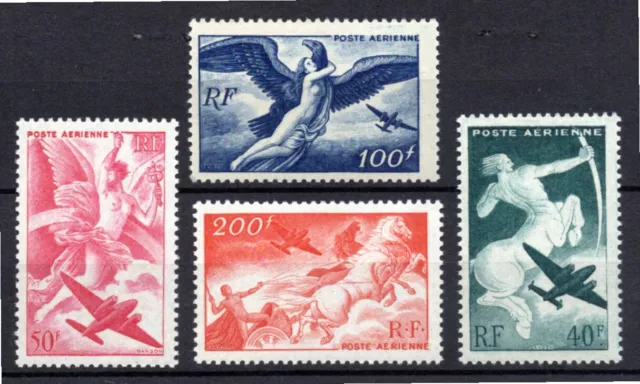 Frankreich Mi-Nr. 748/51**, 1946 Poste Aerienne